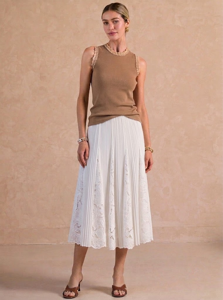 Current Air - Ribbed Knit Tank Top